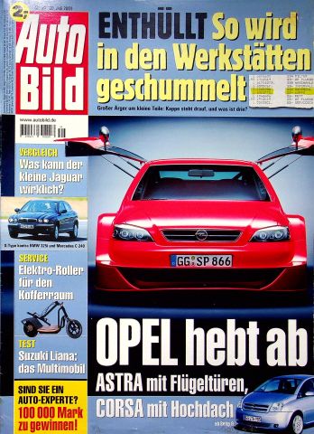 Deckblatt Auto Bild (29/2001)